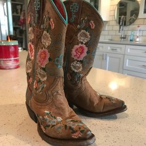 Youth Macie Bean floral Boots